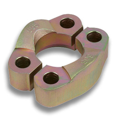 Gelber Roheisen-Flansch-verzinkter Form-Stahl-Flansch Soems für Öl-Rohr