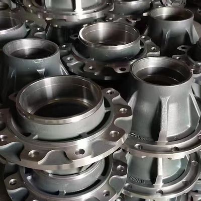 OEM-CNC-Bearbeitungsrad-Knotenpunkt Eisengussteile Schwerlastwagen Sandguss