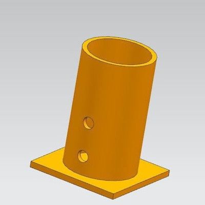 GGG50 Flexible Gusseisenüberdeckung Gusseisenteile für Industrieanlagen
